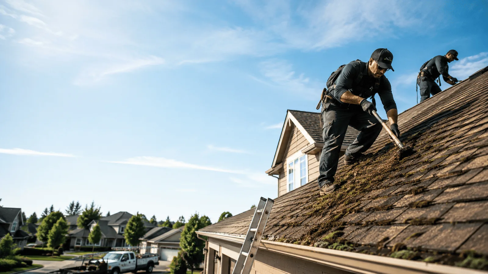 Roof Moss Removal in Luana, IA near me